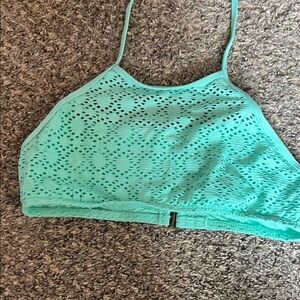 Mint Green Lace Swimsuit Top